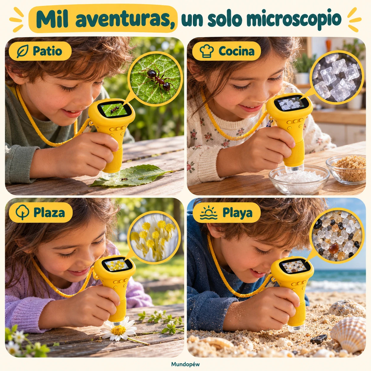 Mil aventuras, un solo microscopio